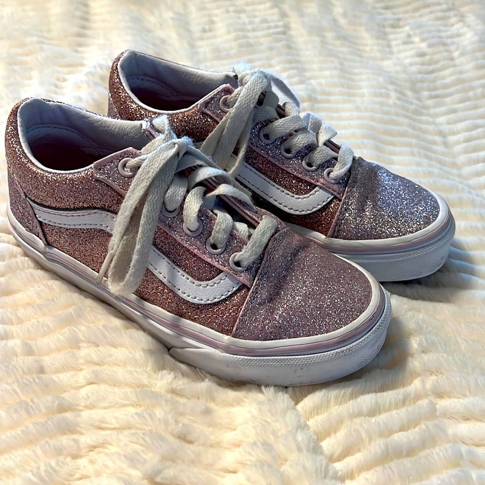 Pink Sparkle Vans